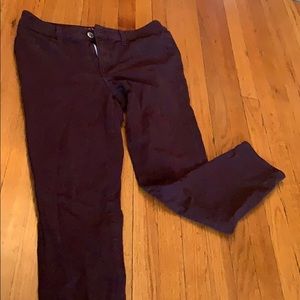 American Eagle maroon skinny pants